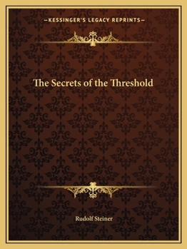 The Threshold of the Spiritual World