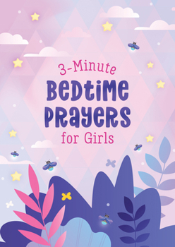 Paperback 3-Minute Bedtime Prayers for Girls Book