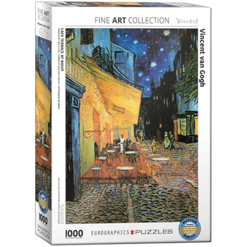 Misc. Café Terrace at Night by Vincent Van Gogh 1000-Piece Puzzle Book