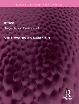 Paperback Africa: Geography and Development Book