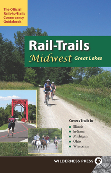 Paperback Rail-Trails Midwest Great Lakes Book