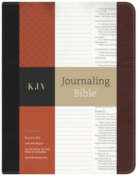 Bonded Leather Journaling Bible-KJV Book