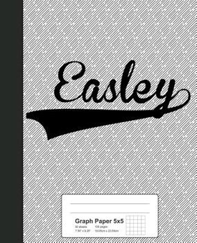 Paperback Graph Paper 5x5: EASLEY Notebook Book