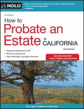 Paperback How to Probate an Estate in California Book