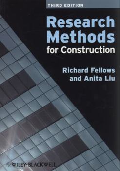 Paperback Research Methods for Construction Book