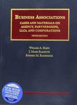 Hardcover Business Associations, Cases and Materials on Agency, Partnerships, LLCs, and Corporations (University Casebook Series) Book