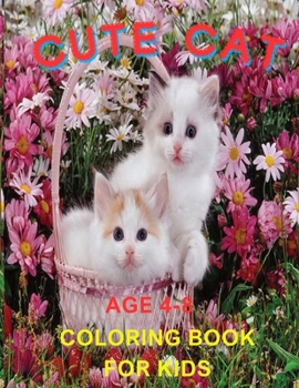 Paperback Cute Cat Coloring Book For Kids: Cat-tastic Creations: Coloring Fun for Little Artists Book