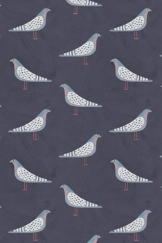 Paperback Weekly Planner: A Week to View Diary and Organiser - Monday Start with Pigeon Pattern Cover Art Book