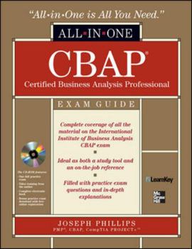 Hardcover CBAP Certified Business Analysis Professional Exam Guide [With CDROM] Book