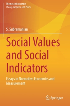 Paperback Social Values and Social Indicators: Essays in Normative Economics and Measurement Book