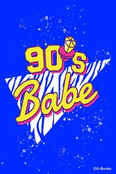 Paperback 90s Babe: Kariertes A5 Notizbuch für Schüler und Studenten, Hobby und Freizeit (Notizbücher) Book