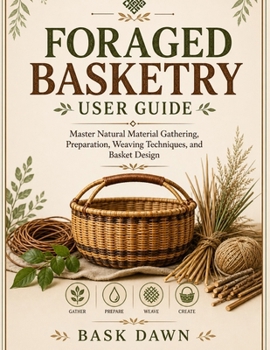 Paperback Foraged basketry user guide: Master Natural Material Gathering, Preparation, Weaving Techniques, and Basket Design Book