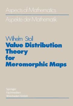 Paperback Value Distribution Theory for Meromorphic Maps Book