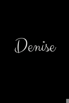 Paperback Denise: notebook with the name on the cover, elegant, discreet, official notebook for notes Book
