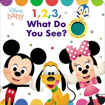Board book Disney Baby: 1, 2, 3 What Do You See? Book