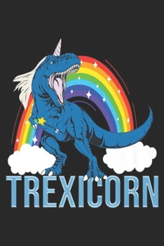 Trexicorn: Funny T rex Unicorn Trexicorn Dinosaur Out of Space Premium Journal/Notebook Blank Lined Ruled 6x9 100 Pages
