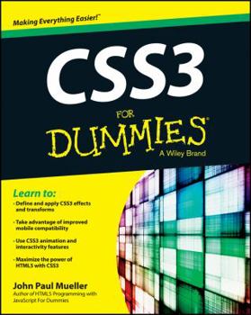 Paperback CSS3 for Dummies Book