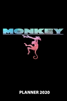 Monkey Planner 2020: 140 Pages | 6 X 9 | Calender | Organizer | Weekly Planner | Monthly Planner | Daily Planner | Birthday Log | Phone Book | Small ... | 2020 | 12 Month | Year |  Months | Weeks |