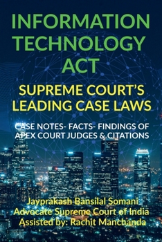 Paperback Information Technology Act- Supreme Court's Leading Case Laws Book