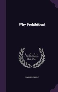 Hardcover Why Prohibition! Book