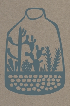 Notes: A Blank Guitar Tab Music Notebook with Papercut Terrarium Cover Art