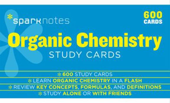 Organic Chemistry Study Cards (SparkNotes Study Cards) - Book  of the SparkNotes Study Cards