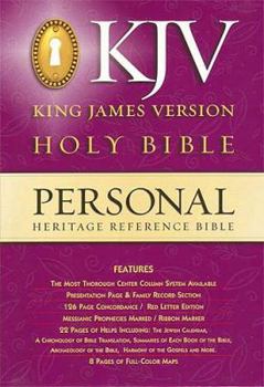 Hardcover Holy Bible: King James Version : Heritage Reference Bible Book