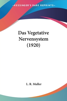 Paperback Das Vegetative Nervensystem (1920) [German] Book