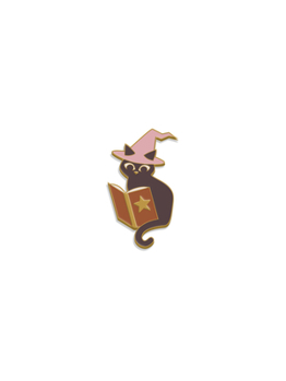 Misc. Witchy Cat Enamel Pin Book