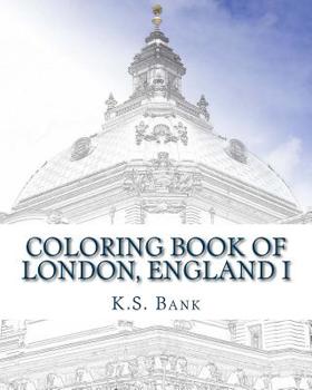 Paperback Coloring Book of London, England I Book