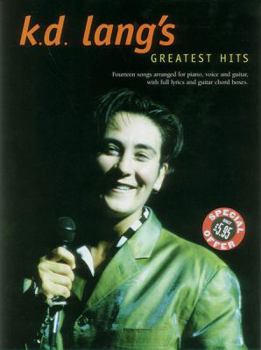 Paperback K.D. Lang -- Greatest Hits: Piano/Vocal/Chords Book