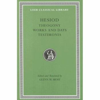 Hardcover Hesiod: Theogony/Works and Days/Testimonia Book