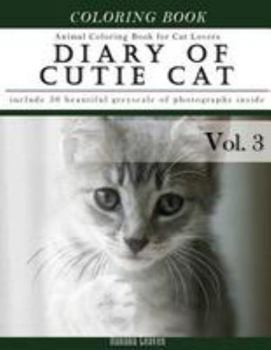 Diary of Cutie Cat, Animal Coloring Book