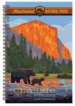 2026 Illustrated National Parks -- Anderson Design Group Classic Engagement Planner