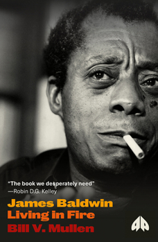 Paperback James Baldwin: Living in Fire Book