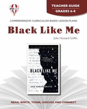 Paperback Black Like Me - Teacher Guide by Novel Units Book