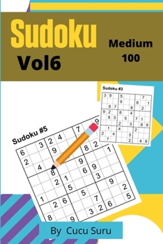 Paperback Sudoku Medium: Vol6 Book