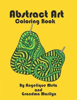 Paperback Abstract Art Coloring Book