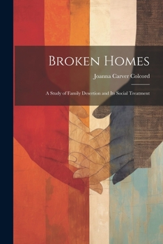 Paperback Broken Homes: A Study of Family Desertion and Its Social Treatment Book