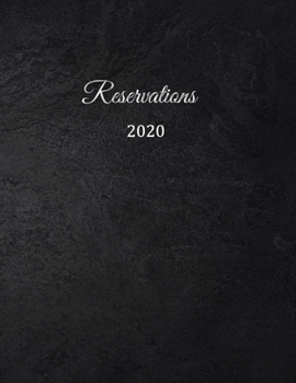 Reservations 2020: Reservation Book for restaurants, bistros and hotels | 370 pages - 1 day=1 page | The appointment calendar for your reservations in gastronomy | With insensitive cover
