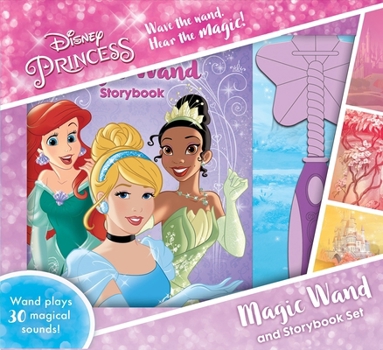 Hardcover Disney Princess: Magic Wand and Storybook Sound Book Set [With Battery] Book