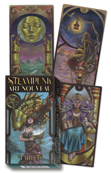 Product Bundle Steampunk Art Nouveau Tarot Deck Book