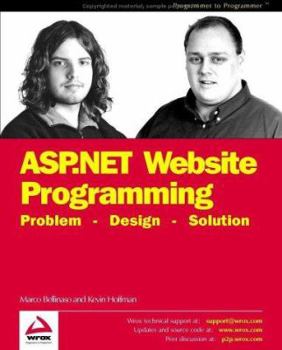 Paperback ASP.Net Website Programming: Problem-Design-Solution Book