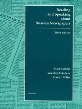 Paperback Reading and Speaking about Russian Newspapers Book