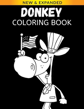 Paperback Donkey Coloring Book: Stress Relieving Designs Coloring Book For Adults Book