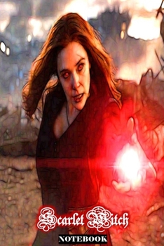 Paperback Scarlet Witch: Wanda Maximoff Marvel Women Superhero Gift Notebook Journal 6 x 9 Inches Book