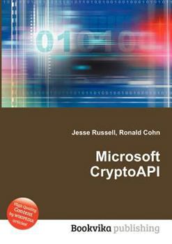 Paperback Microsoft Cryptoapi Book