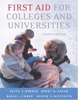 Paperback First Aid for Colleges and Universities (8th Edition) Book