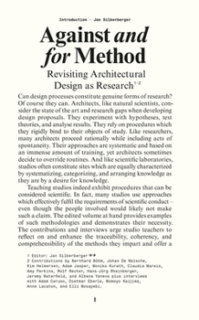 Paperback Against and for Method: Revisiting Architectural Design as Research Book