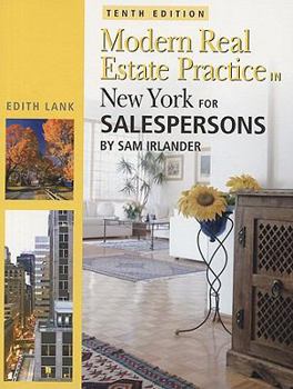 Paperback Modern Real Estate Practice in New York For Salespersons Book